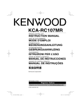 Kenwood KCA-RC107MR ユーザーマニュアル