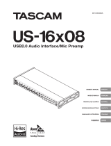 Tascam US-16X08 取扱説明書