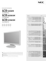 NEC MultiSync® LCD223WXM/LCD223WXM(BK) 取扱説明書