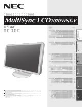 NEC MultiSync® LCD2070WNX-V ユーザーマニュアル