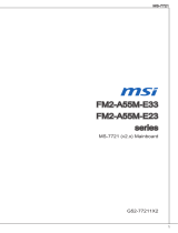 MSI FM2-A85XA-G65 マニュアル