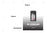 Roland R-09HR 取扱説明書