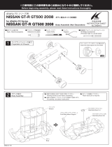 Kyosho NISSAN GT-R GT500 2008 Body Aseemble ユーザーマニュアル