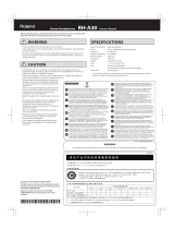 Roland RH-A30 取扱説明書