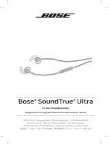 Bose SoundTrue® Ultra in-ear headphones – Samsung and Android™ devices クイックスタートガイド