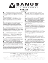Sanus Systems VMF220 取扱説明書