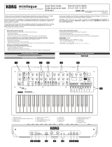 Korg MINILOGUE クイックスタートガイド