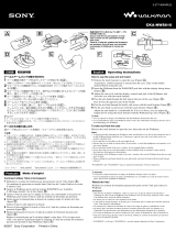 Sony Walkman CKA-NWS610 取扱説明書