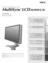 NEC MultiSync® LCD2690WUXi/LCD2690WUXi(BK) 取扱説明書
