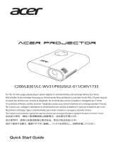 Acer C200 ユーザーマニュアル