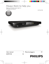 Philips DVP3670K/98 ユーザーマニュアル
