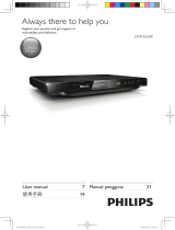 Philips DVP3650K/98 ユーザーマニュアル