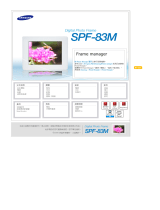 Samsung SPF-83M 取扱説明書