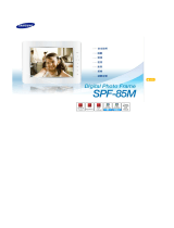 Samsung SPF-85M 取扱説明書