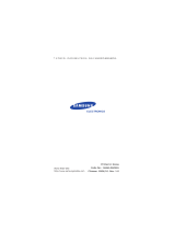 Samsung SGH-X460 ユーザーマニュアル