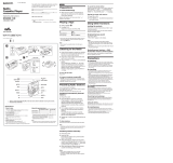 Sony WM-FX244 取扱説明書