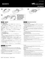 Sony CKS-NWS610 取扱説明書