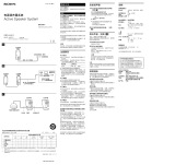 Sony SRS-A201 取扱説明書