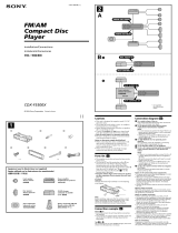 Sony CDX-F5500X インストールガイド