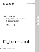 Sony DSC-W310 ユーザーマニュアル