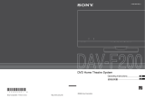 Sony DAV-F200 ユーザーマニュアル