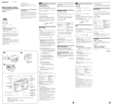 Sony WM-GX221 取扱説明書