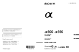 Sony DSLR-A500 ユーザーマニュアル