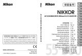 Nikon AF-S DX NIKKOR 55-300mm f/4.5-5.6G ED VR 取扱説明書