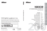 Nikon AF-S NIKKOR 200mm f/2G ED VR II 取扱説明書