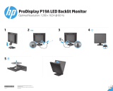 HP ProDisplay P19A 19-inch LED Backlit Monitor インストールガイド
