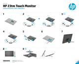 HP Pavilion 23tm 23-inch Diagonal Touch Monitor インストールガイド