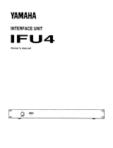Yamaha IFU4 取扱説明書
