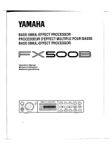 Yamaha FX500B 取扱説明書