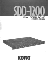 Korg SDD-1200 取扱説明書