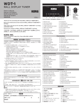 Korg WDT-1 取扱説明書