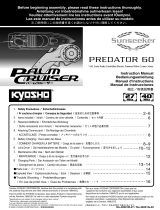 Kyosho Sunseeker Palm Cruiser PREDATOR 60 ユーザーマニュアル