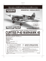 Kyosho CURTISS P40 WARHAWK 40(No.11822) ユーザーマニュアル
