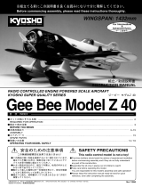 Kyosho GeeBee Model Z 40 ユーザーマニュアル