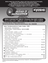 Kyosho MINI-Z MONSTER ASF 2.4GHz 取扱説明書