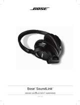 Bose soundlink around ear bluetooth headphones 取扱説明書