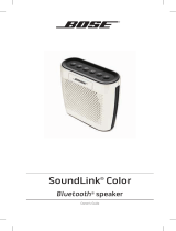 Bose SoundLink Color Bluetooth® Speaker 取扱説明書