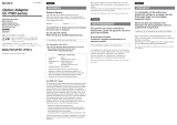 Sony BKM-FW11 取扱説明書