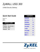 ZyXEL Communications Unified Security Gateway ZyWALL 300 取扱説明書