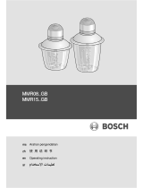 Bosch MMR08R1GB Operating
