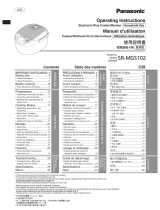 Panasonic SRMGS102 - SPS RICE COOKER/WARM Operating Instructions Manual