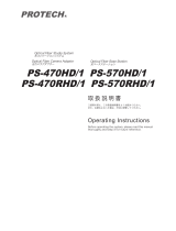 protech PS-470HD/1 Operating Instructions Manual
