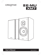 Creative E-MU XM7 ユーザーマニュアル