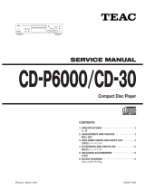 TEAC CD-30 ユーザーマニュアル