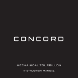 CONCORD TOURBILLON ユーザーマニュアル