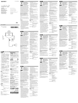 Sony MUC-M12SM1 取扱説明書